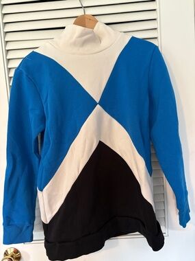 Talbots Cream Ribbed Knit Top